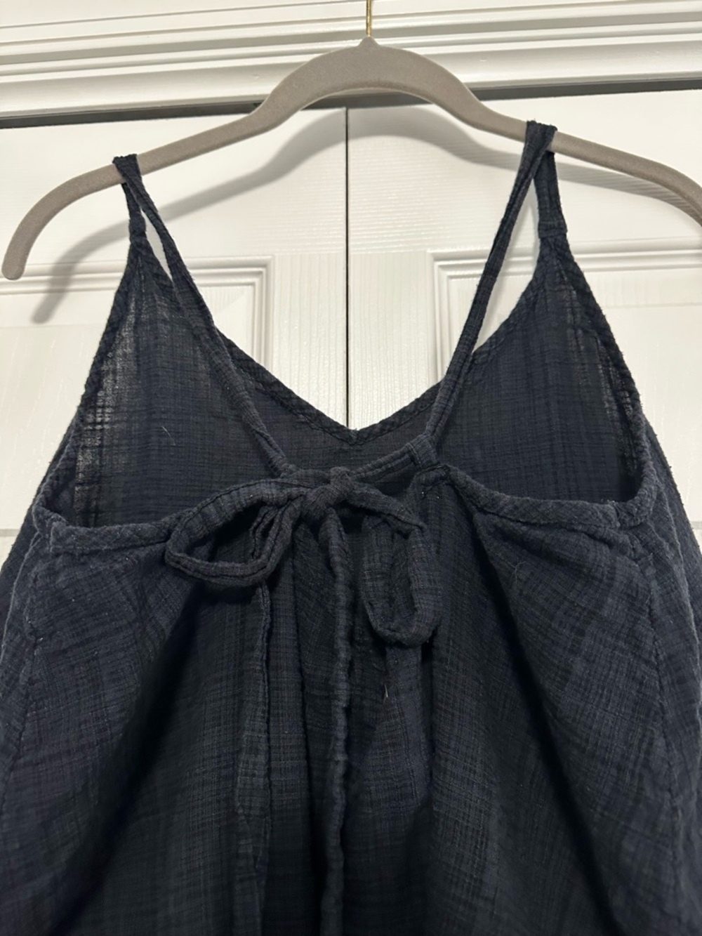 Rip Curl‎ Gauze Tie-back Ruffle Hem Swim Cover-up in Black Size XL VGUC - Picture 3 of 6
